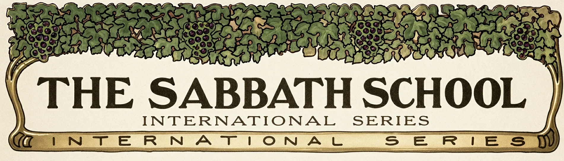 THE SABBATH SCHOOL INTERNATIONAL SERIES