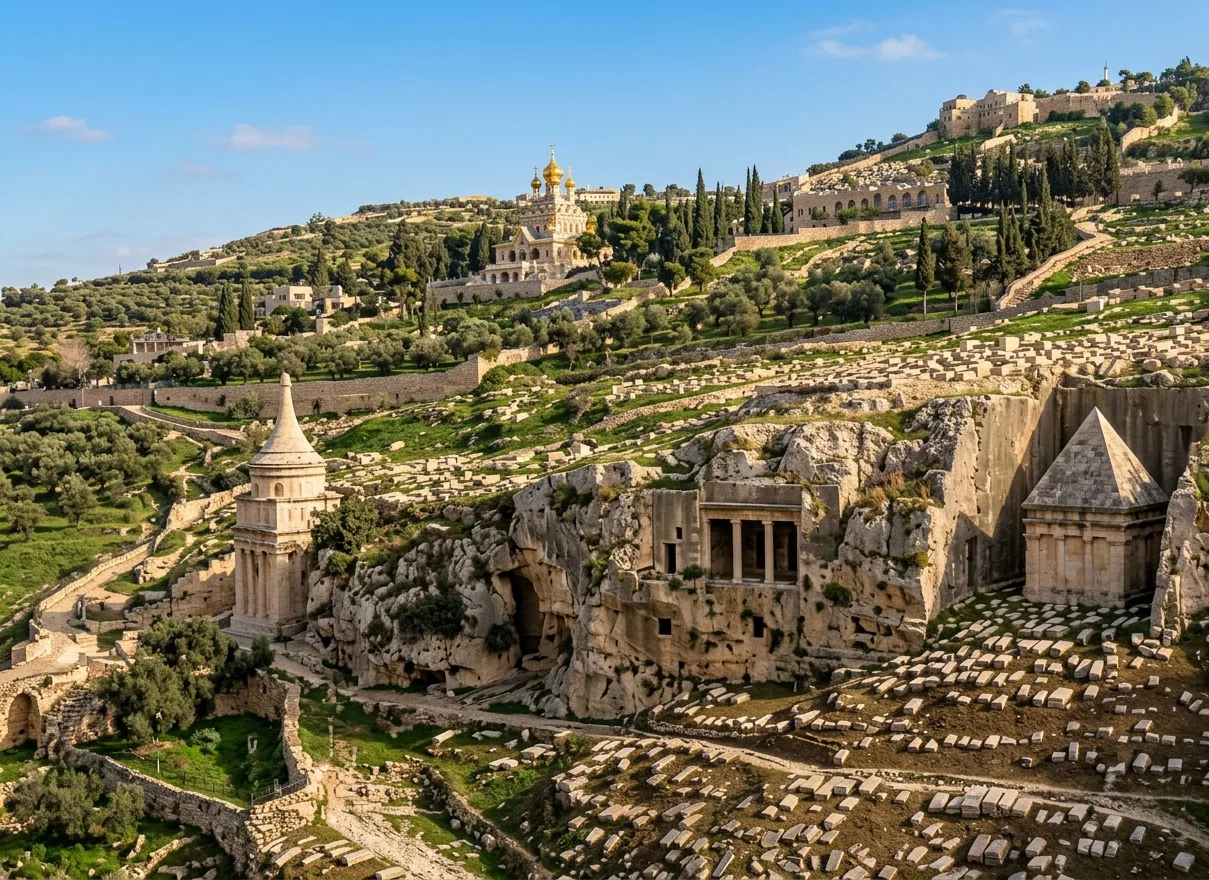 VALLEY AND TOMB OF JEHOSHAPHAT.