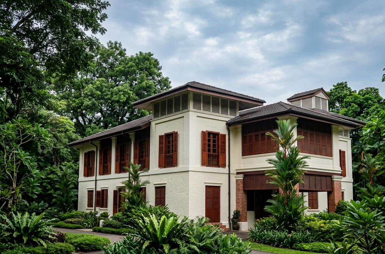MAIN BUILDING OF SINGAPORE TRAINING-SCHOOL