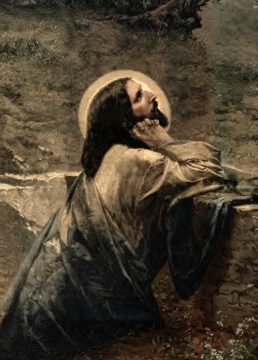 In Gethsemane.