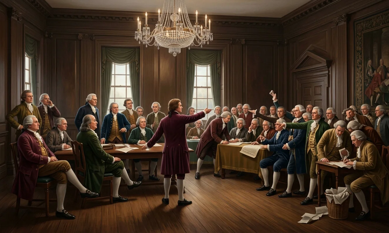 SIGNING THE DECLARATION OF INDEPENDENCE