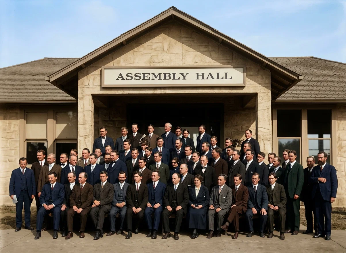 DELEGATES TO THE MISSIONARY AND BOOKMEN’S CONVENTION AT MOUNTAIN VIEW, CAL.