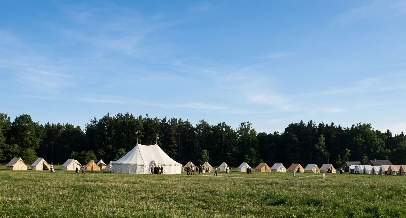 THE FIRST GERMAN CAMP-MEETING AT FRIEDENSAU