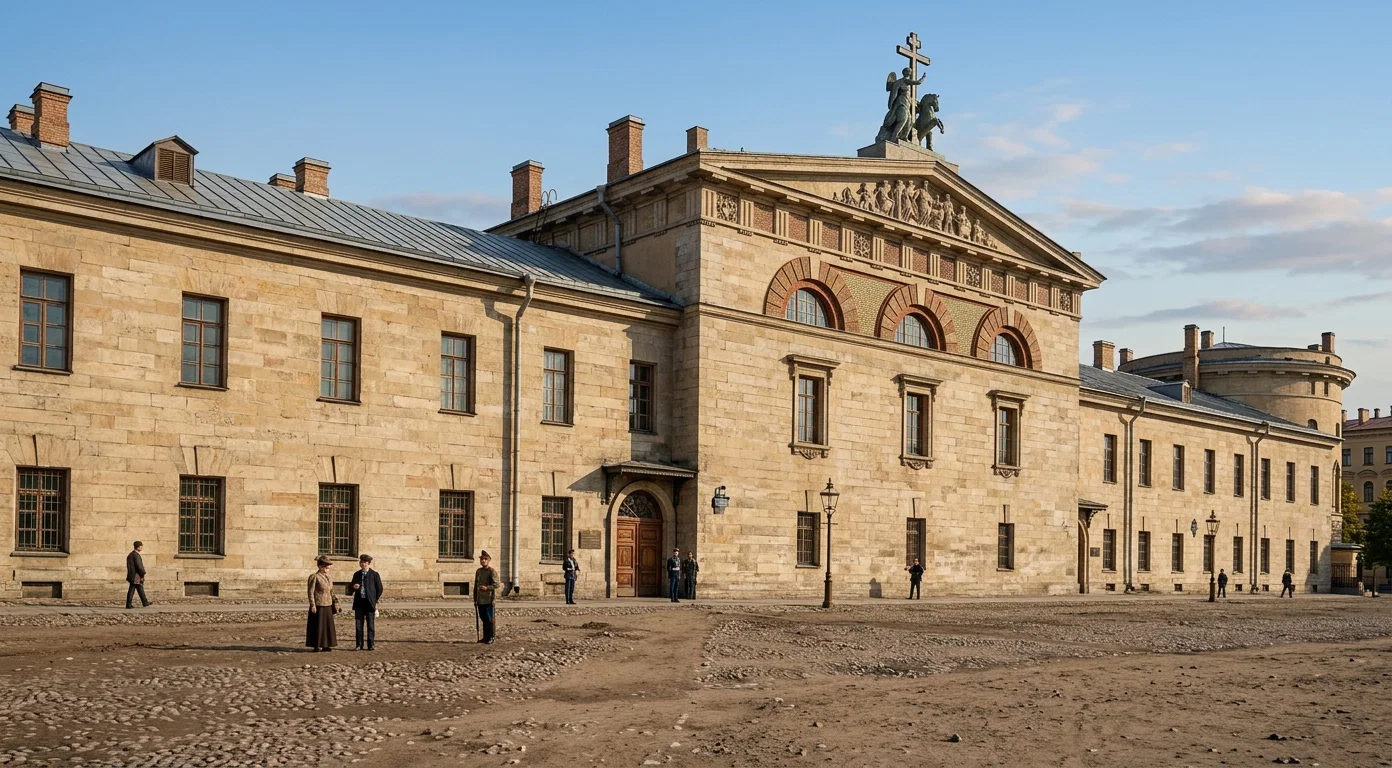 PRISON IN ST. PETERSBURG WHERE TWO OF OUR BRETHREN ARE IMPRISONED FOR REFUSAL TO WORK ON THE SABBATH