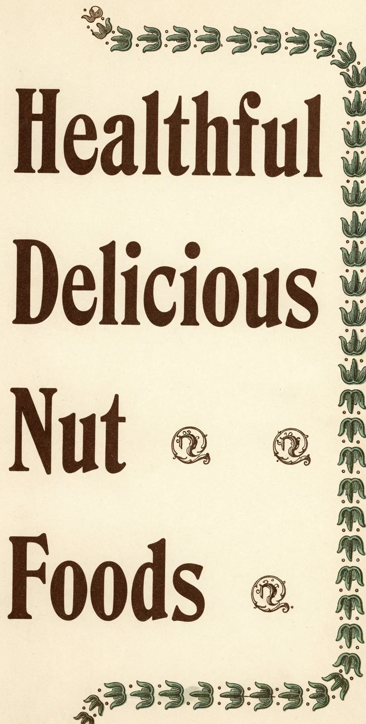 Healthful Delicious Nut Foods