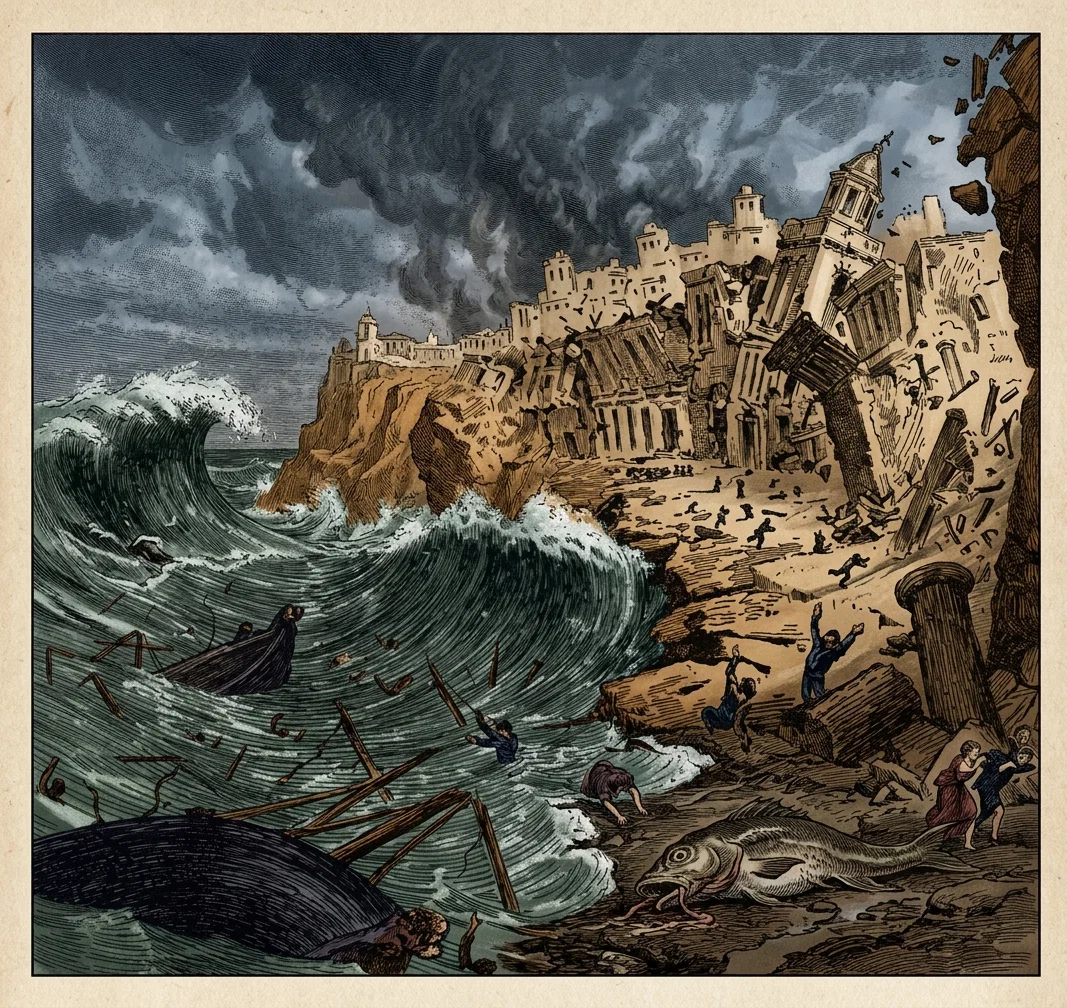 The greatest earthquake that has ever occurred within historic times.