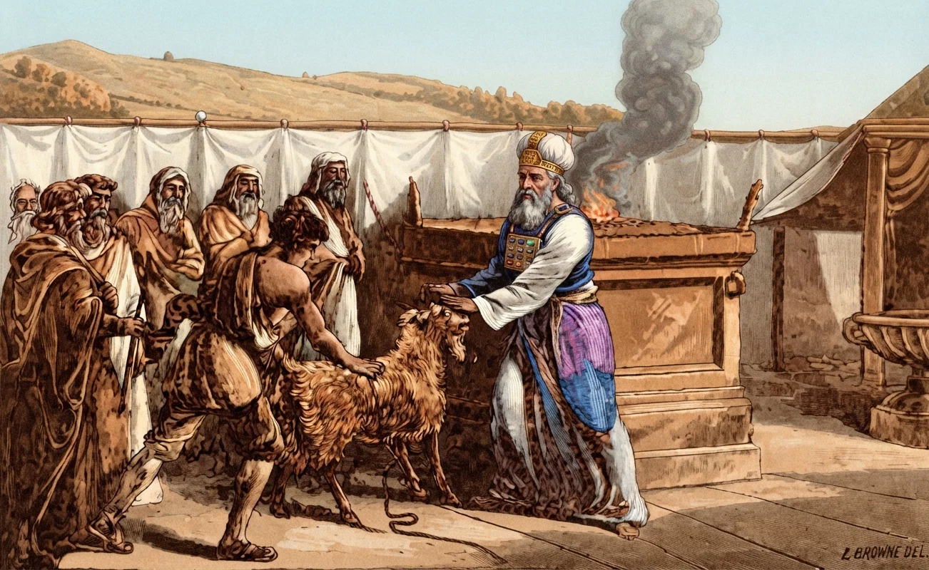 LAYING THE SINS ON THE HEAD OF THE SCAPEGOAT.