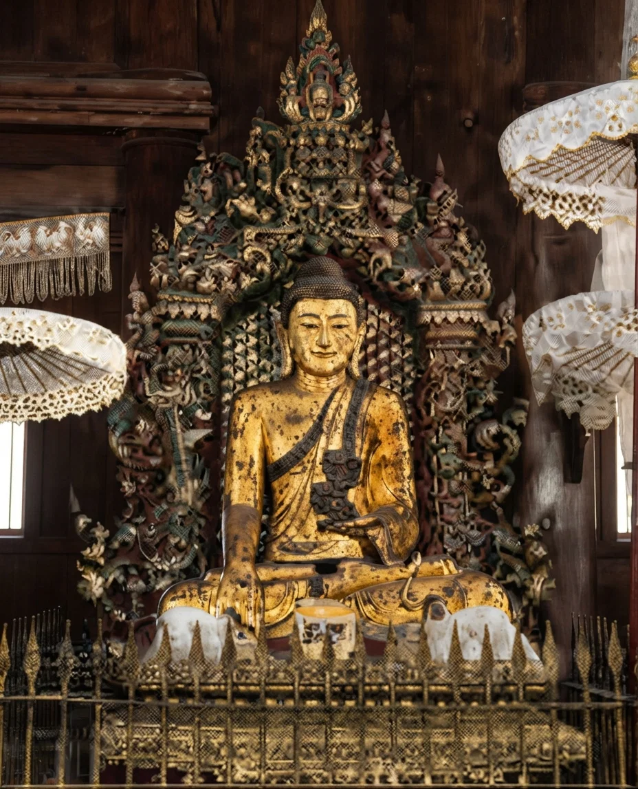 A Burmese Buddha.