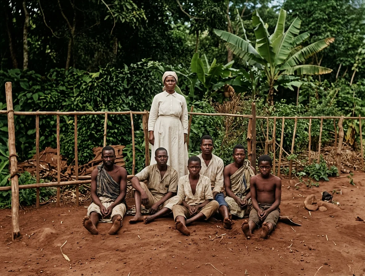 MRS. BRANCH WITH HER PATIENTS