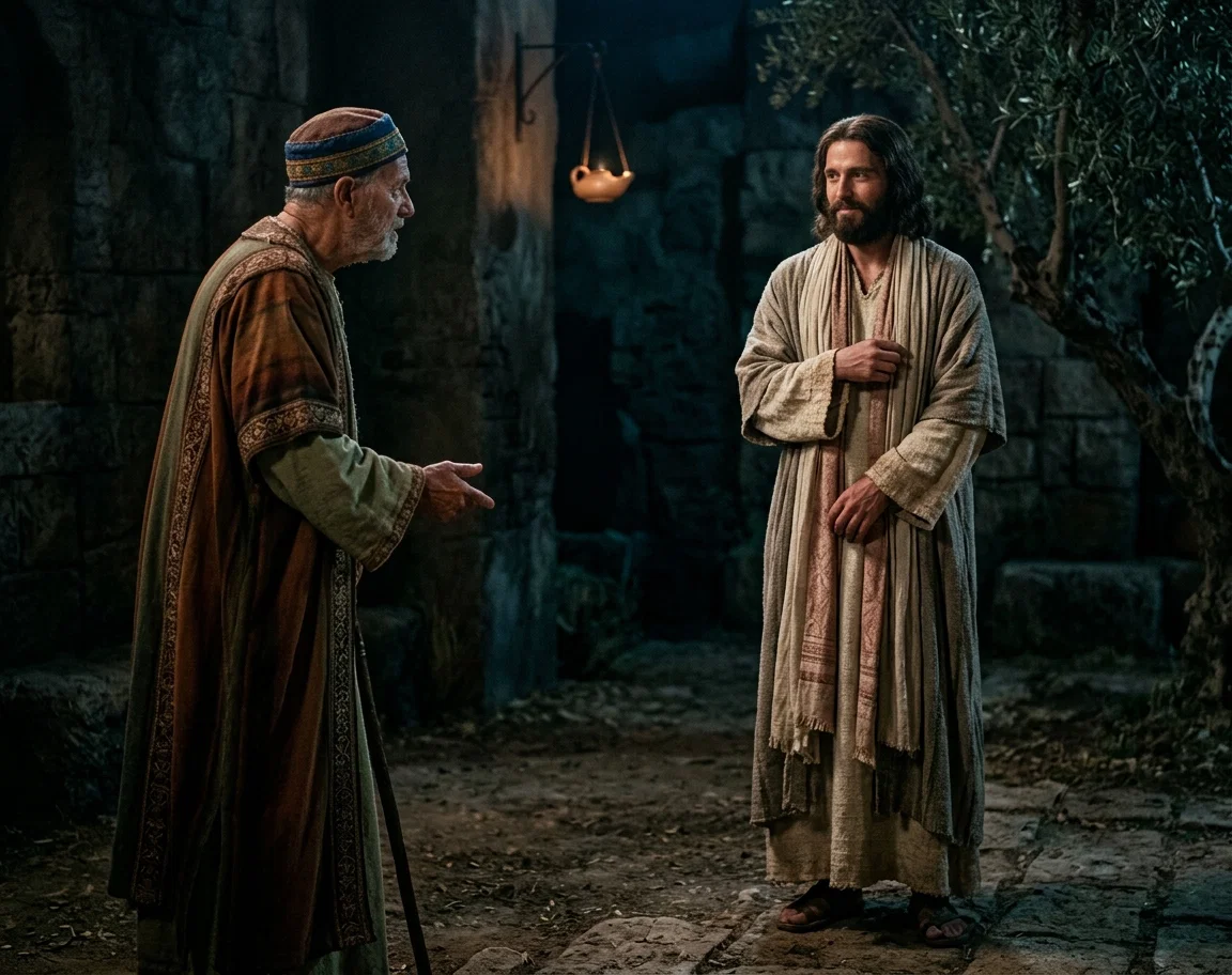 The great teacher, Nicodemus, sought Jesus by night.