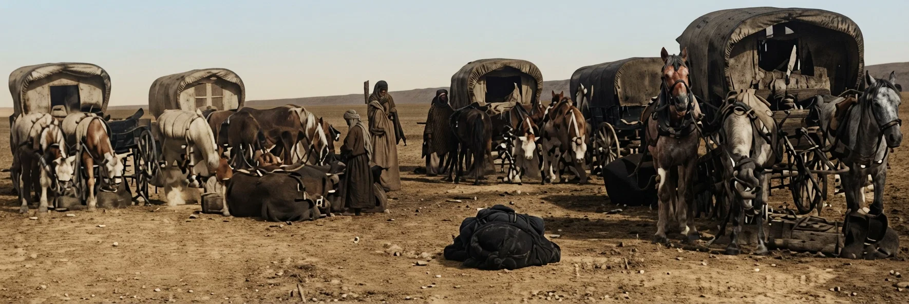 THE CARAVAN IN WHICH I TRAVELED FROM MOSUL TO ALEPPO