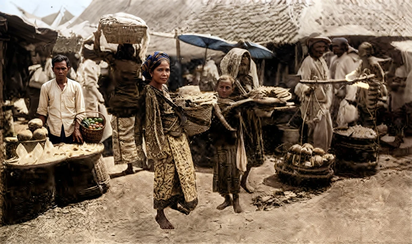 A Market Day in Soerabaya