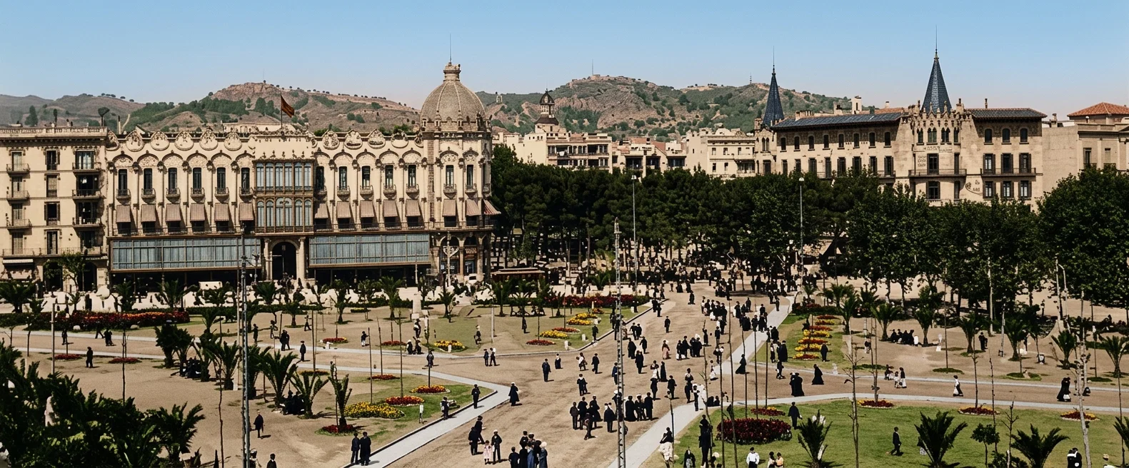 PLAZA CATALUÑA, BARCELONA, SPAIN