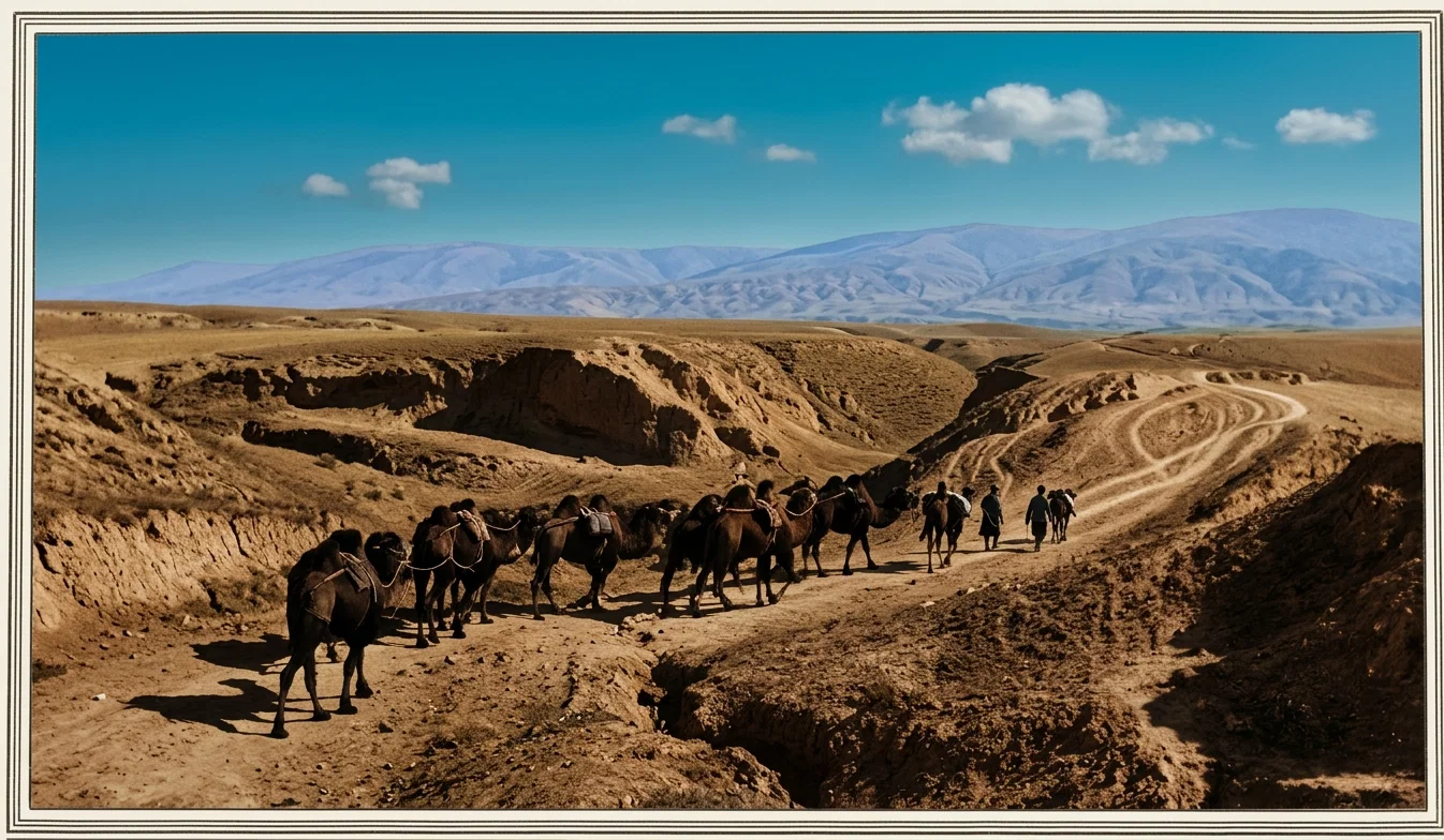 ON THE CARAVAN ROAD INTO CENTRAL ASIA