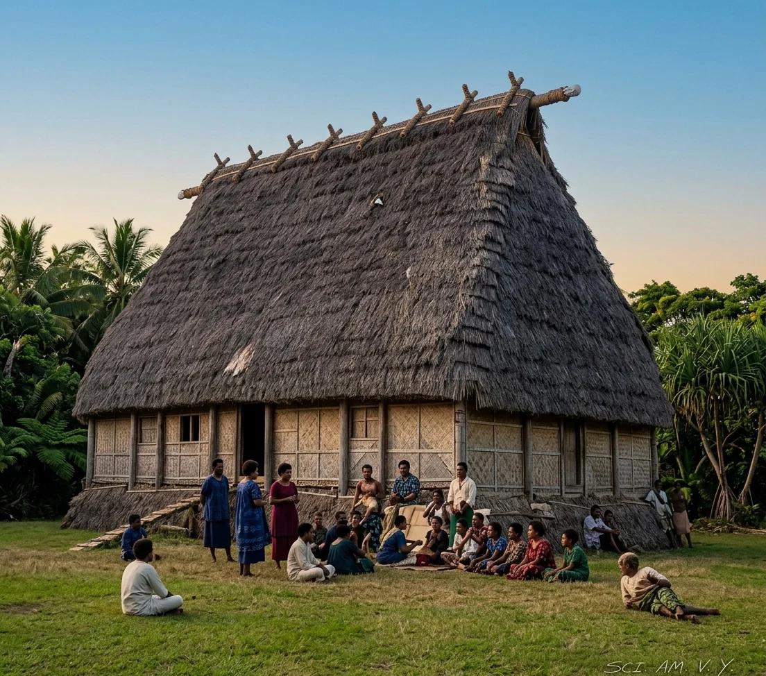 From the “Scientific American”
A FIJIAN HUT