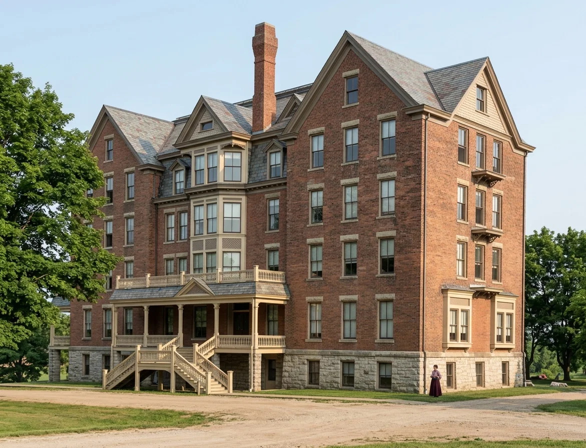 HELPERS' DORMITORY OF SANITARIUM.