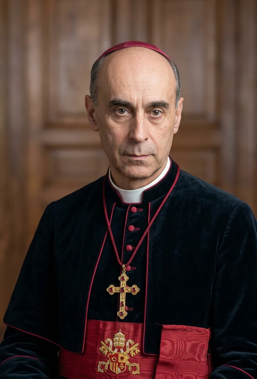 His Eminence Cardinal Merry Raphael de Val, the Papal Secretary of State.
