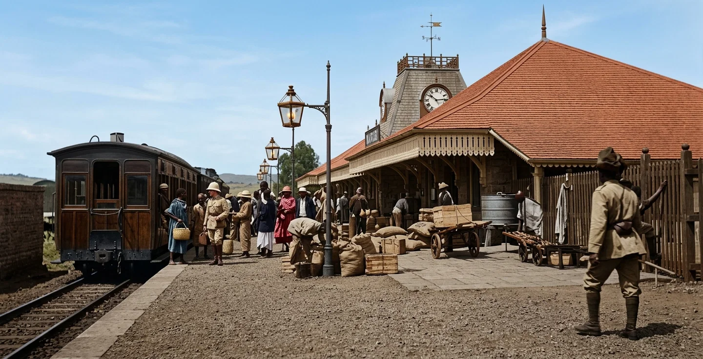 RAILWAY STATION, NAIROBI, BRITISH EAST AFRICA