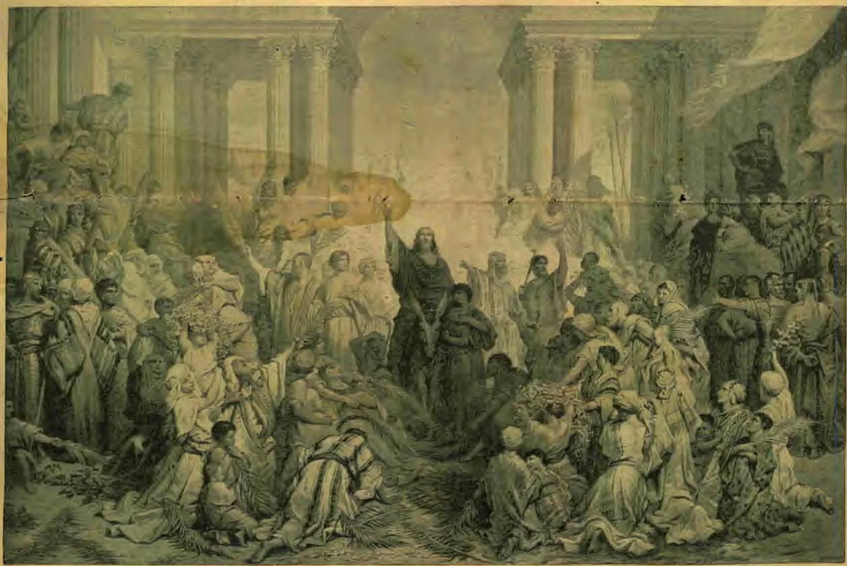 THE TRIUMPHAL ENTRY INTO JERUSALEM.