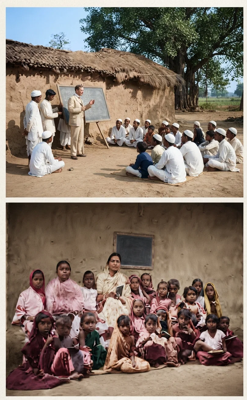 PREACHING TO MOSLEMS INDIA MOHAMMEDAN GIRL'S SCHOOL BENGAL INDIA