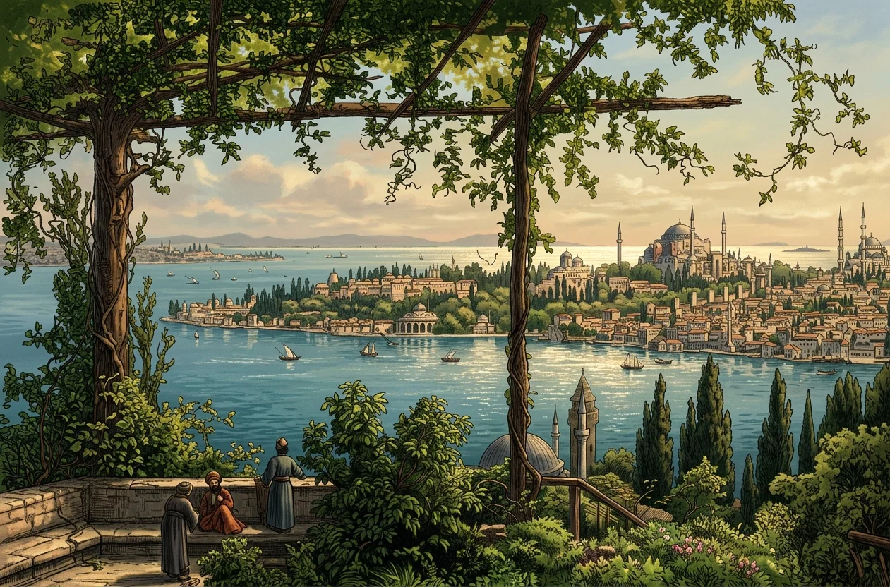 A VIEW OF MODERN CONSTANTINOPLE.