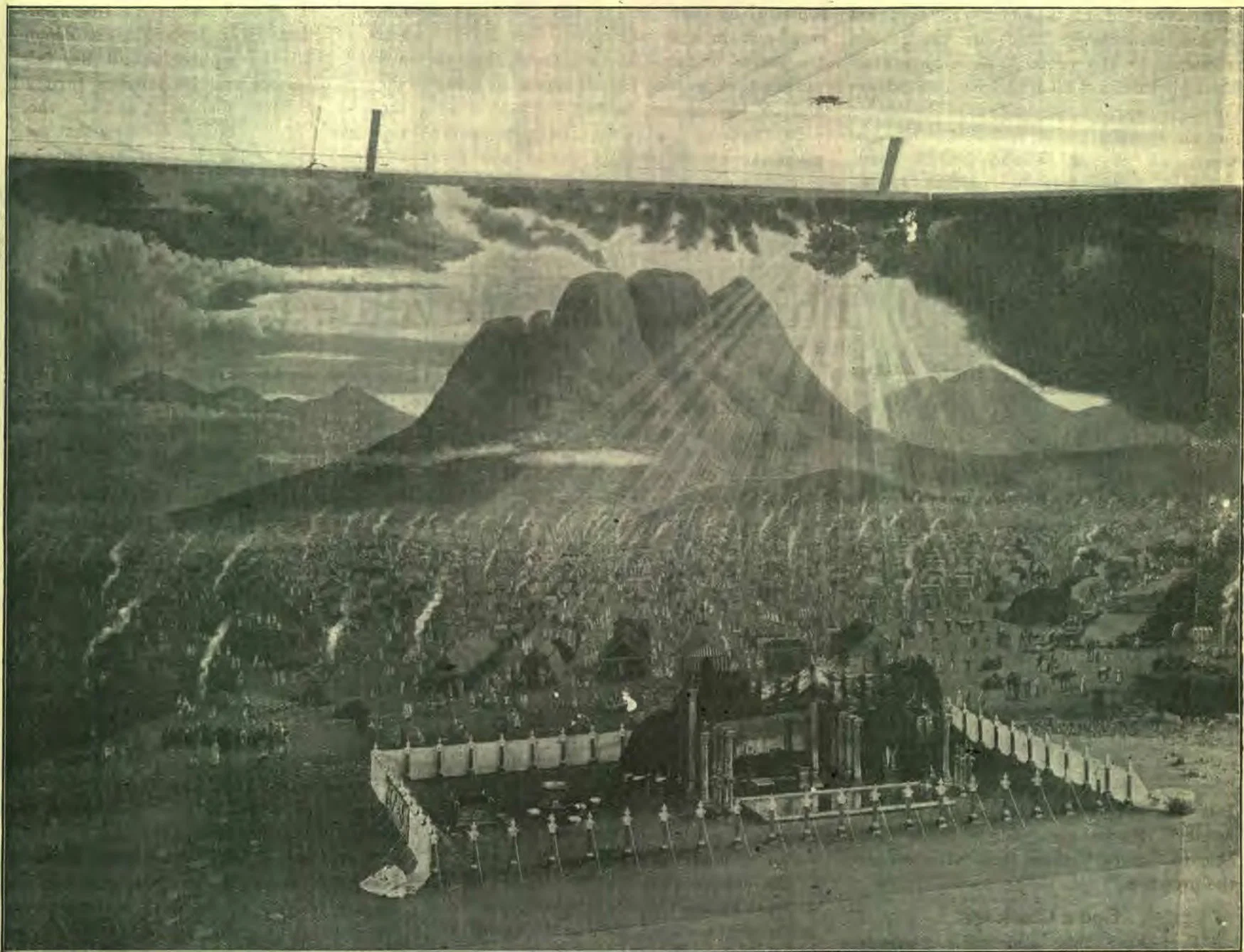 THE SANCTUARY AND COURT WHICH WERE THE SHADOWS OF THE HEAVENLY.