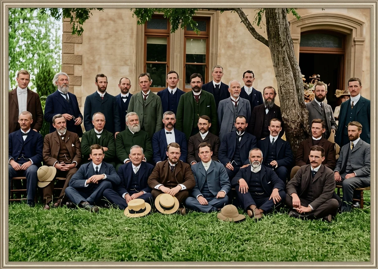 GROUP OF WORKERS AT THE LAST SOUTH AFRICAN UNION CONFERENCE, CAPE TOWN