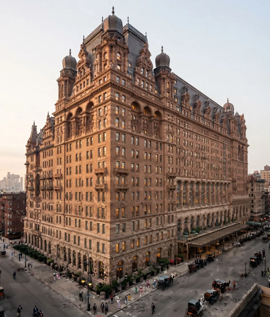 The Waldorf-Astoria, New York's Most Fashionable and World-Famous Hotel.