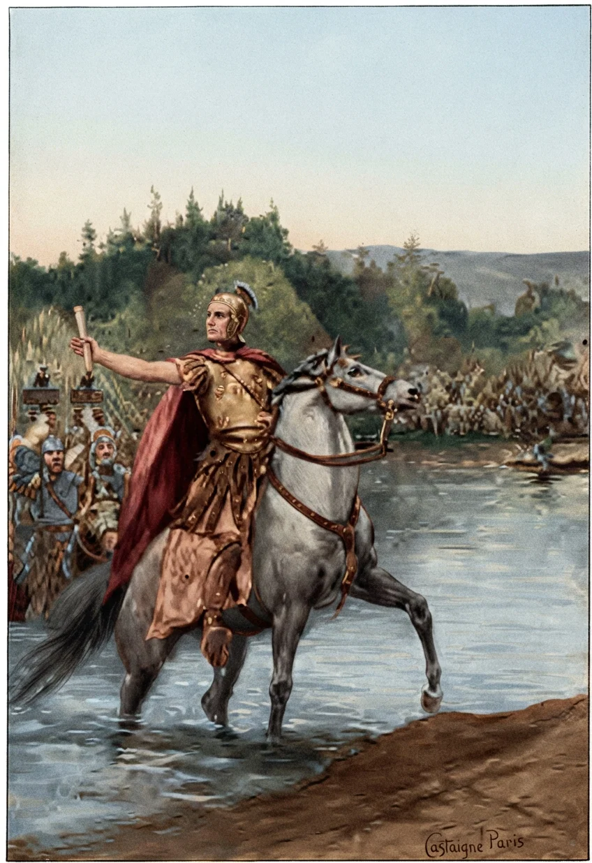 CAESAR CROSSING THE RUBICON