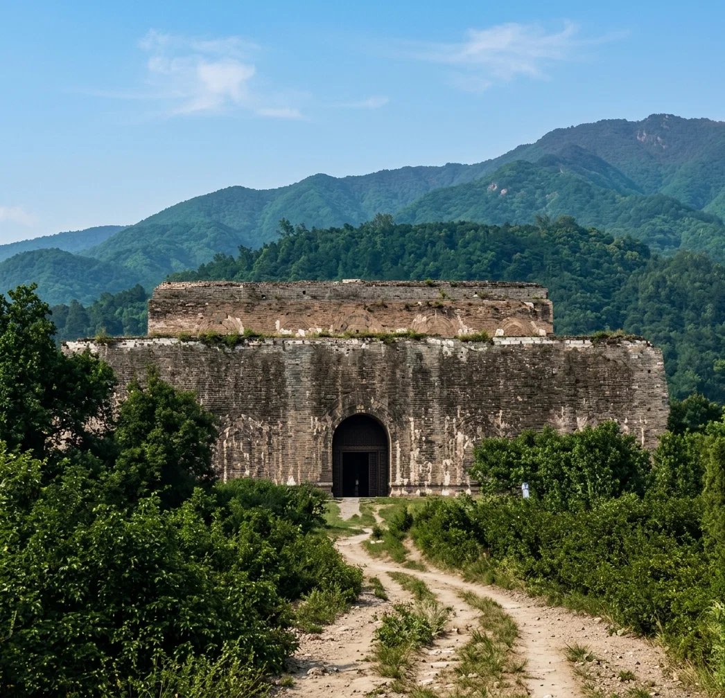 THE MING TOMB, JUST OUTSIDE THE SOUTH GATE, NANKING