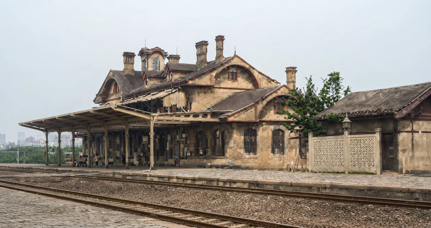 Railway Station, Shanghai, China.