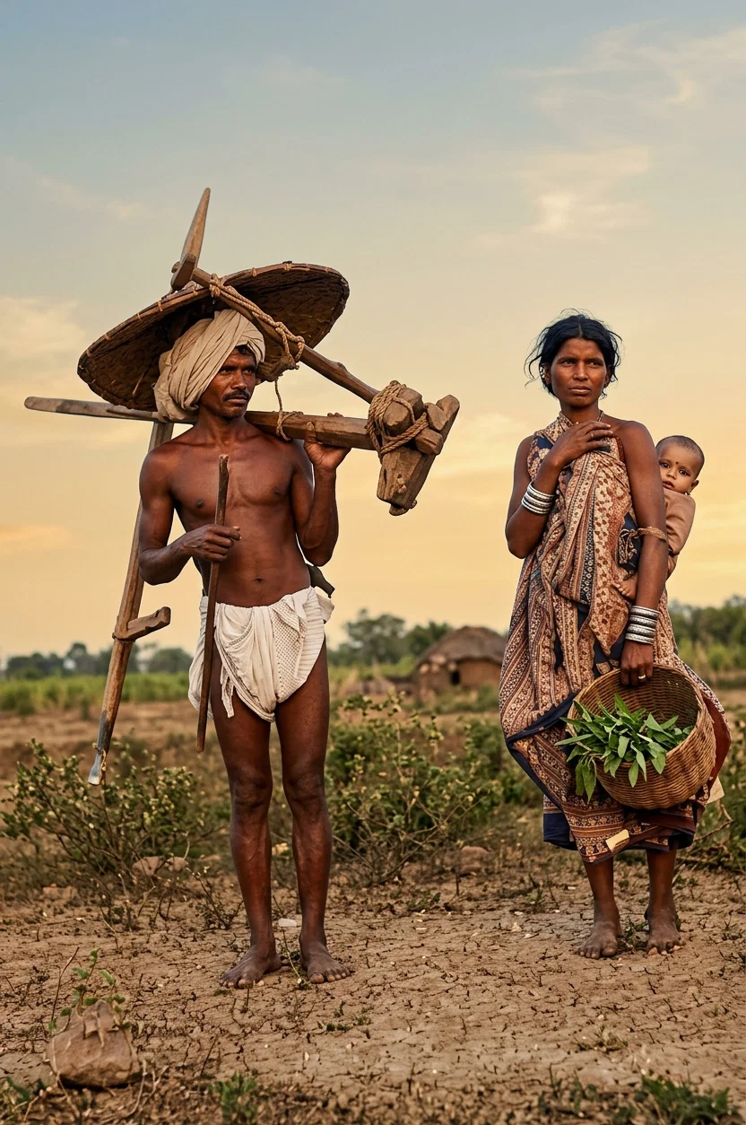 FARMERS WITH PLOW