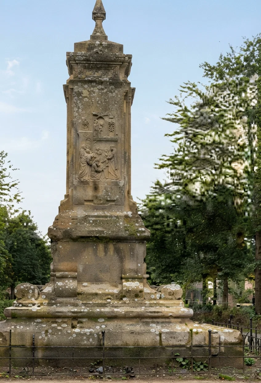 TYNDALE'S MONUMENT AT VILVORDE, BELGIUM
