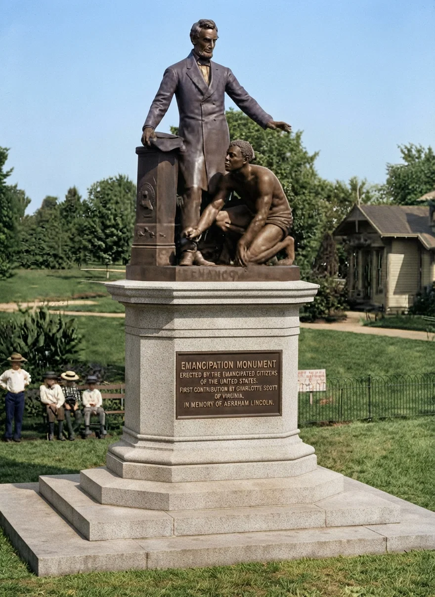 EMANCIPATION MONUMENT, WASHINGTON, D. C.