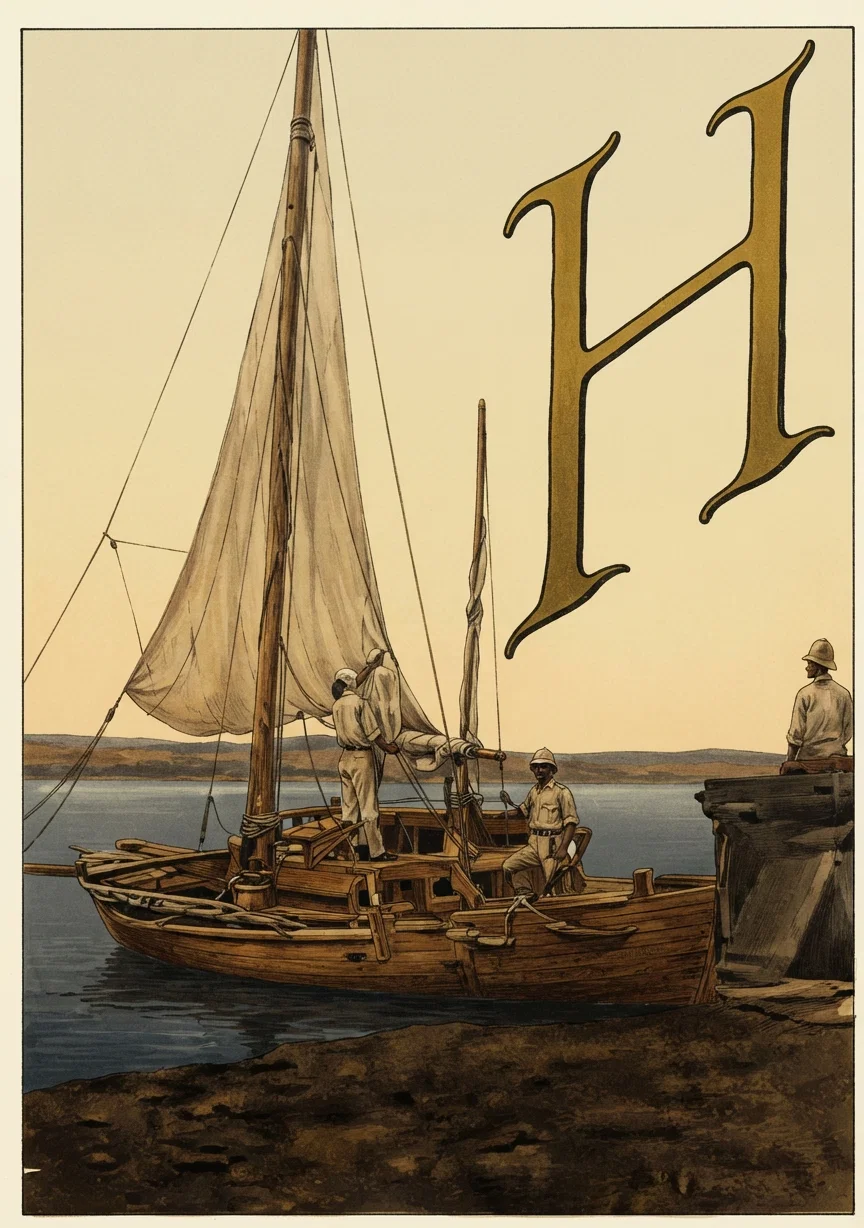 THE KAVIRONDO,—MISSION BOAT, VICTORIA NYANZA, EAST AFRICA