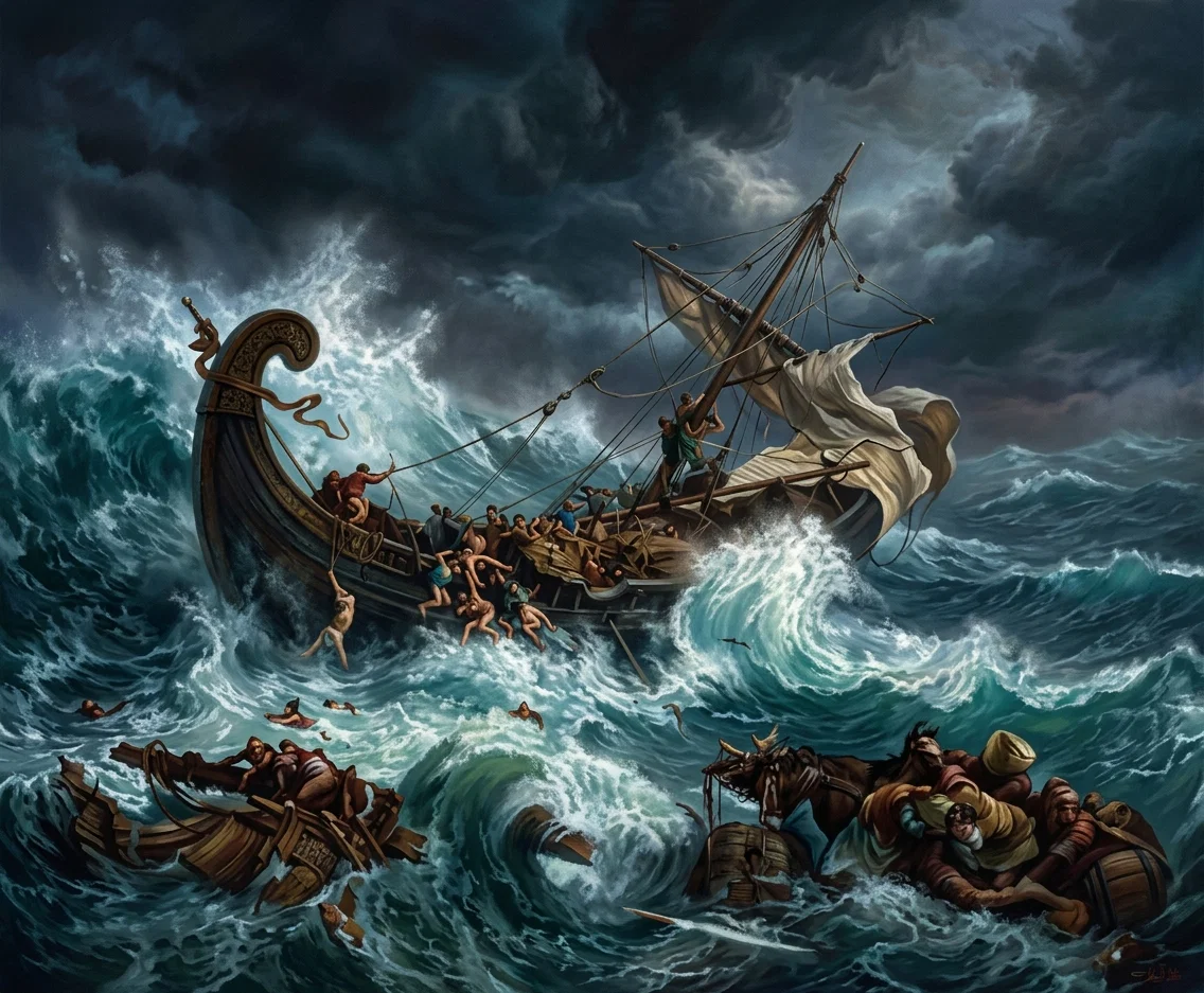 PAUL’S VOYAGE AND SHIPWRECK.