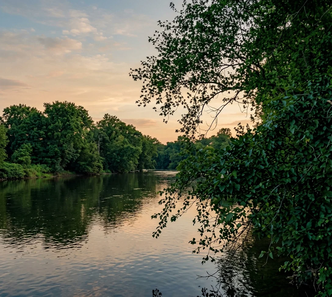The St. Joseph River, near the Site of the Summer Assembly.