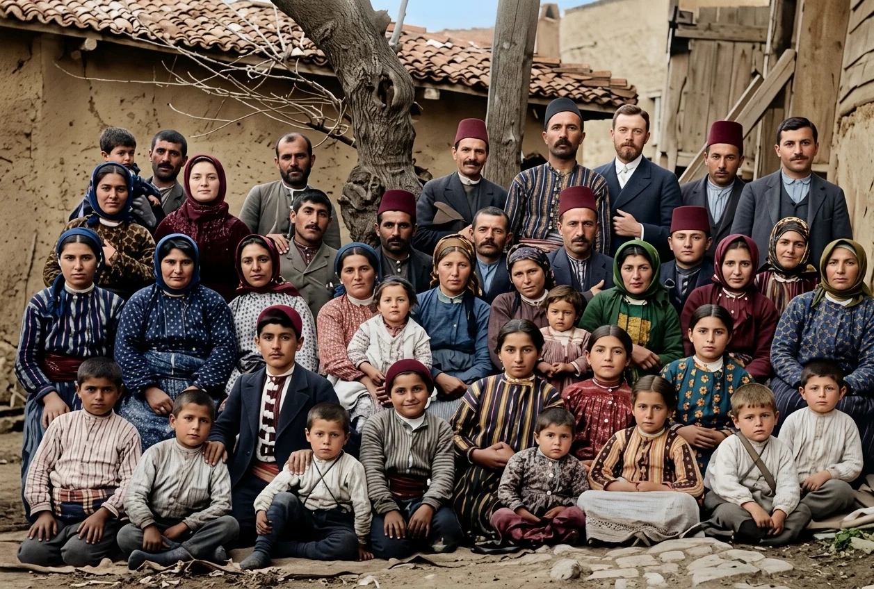 GROUP OF SABBATH-KEEPERS IN ASIA MINOR. ELDER CLAUDE AC MOODY IN BACK ROW