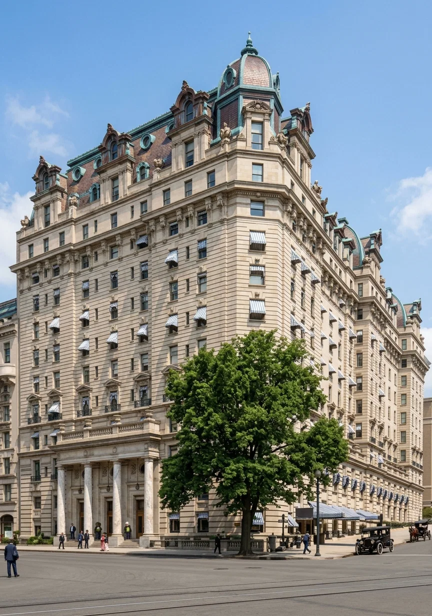New Willard Hotel, Washington, D. C., headquarters of the league during its recent conference.