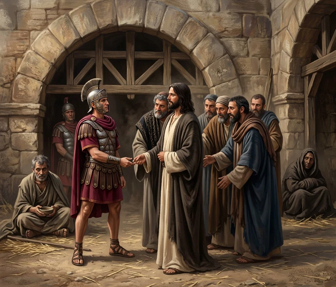 “Lord, I am not worthy that thou shouldest come under my roof; but speak the word only, and my servant shall be healed.” Matt. 8:8.