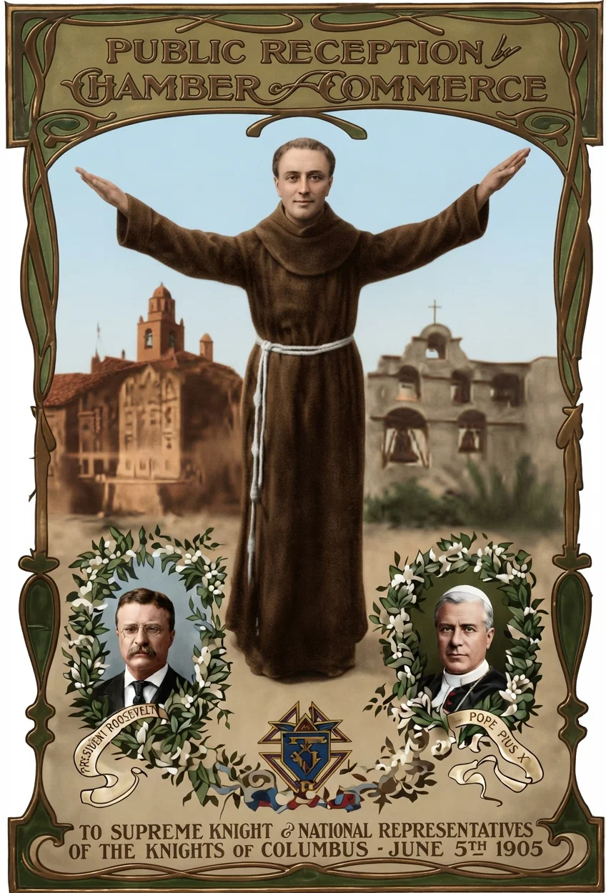 TO SUPREME KNIGHT & NATIONAL REPRESENTATIVES OF THE KNIGHTS OF COLUMBUS - JUNE 5TH 1905