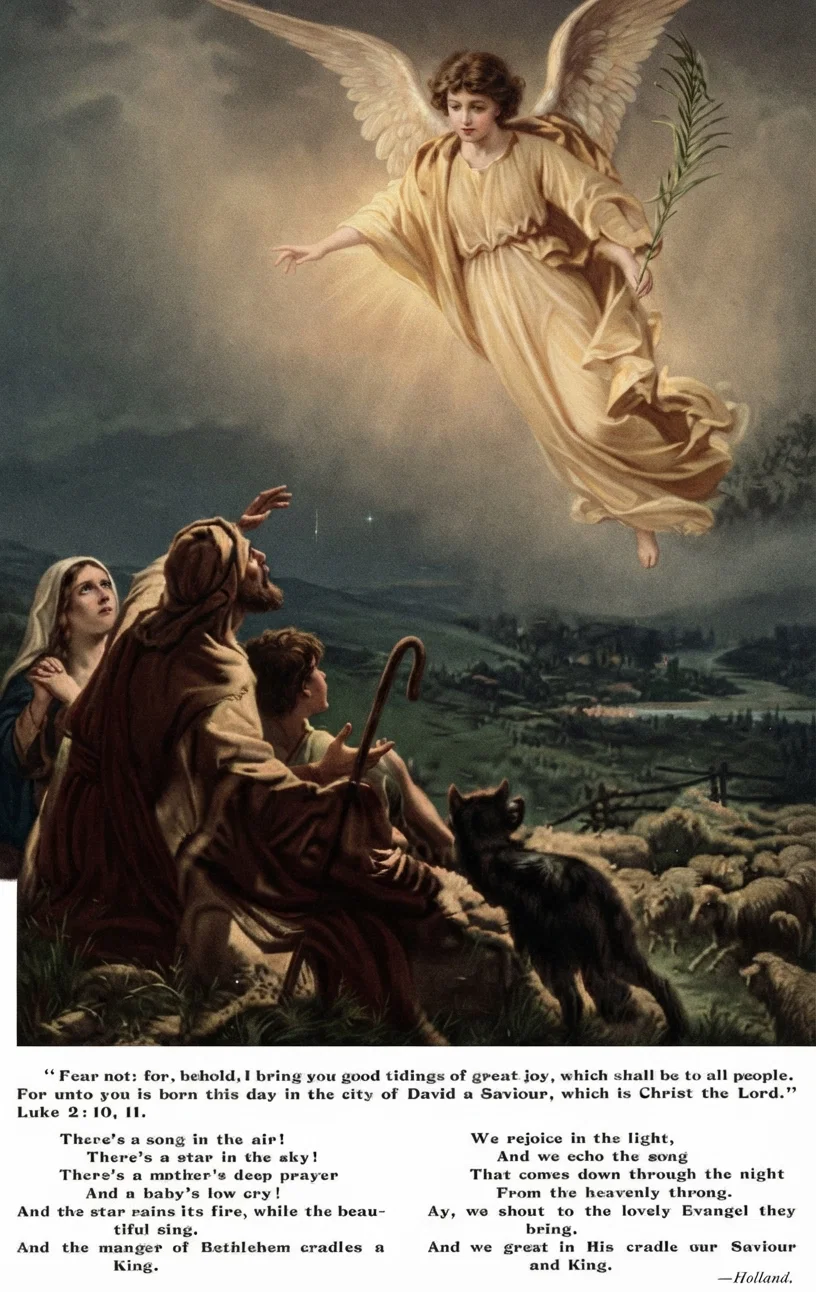 “Fear not; for, behold, I bring you good tidings of great joy, which shall be to all people. For unto you is born this day in the city of David a Saviour, which is Christ the Lord.” Luke 2:10, 11.