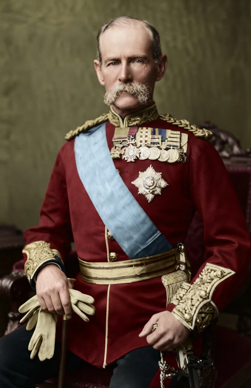 Field-marshal Earl Roberts, V.C., K.G., England's great soldier, who is advocating conscription