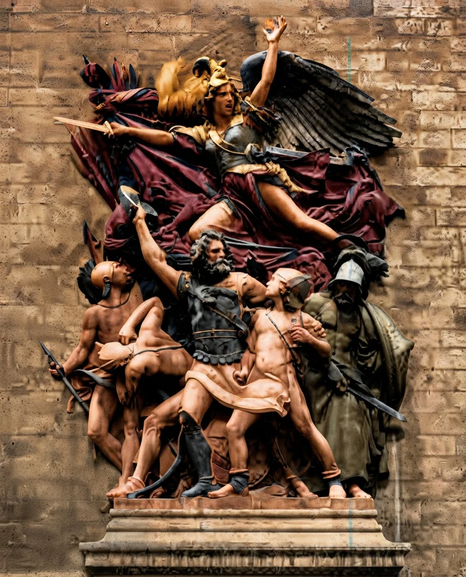 The Genius of War Summoning the Nations to Arms. See Joel 3: 9-12.