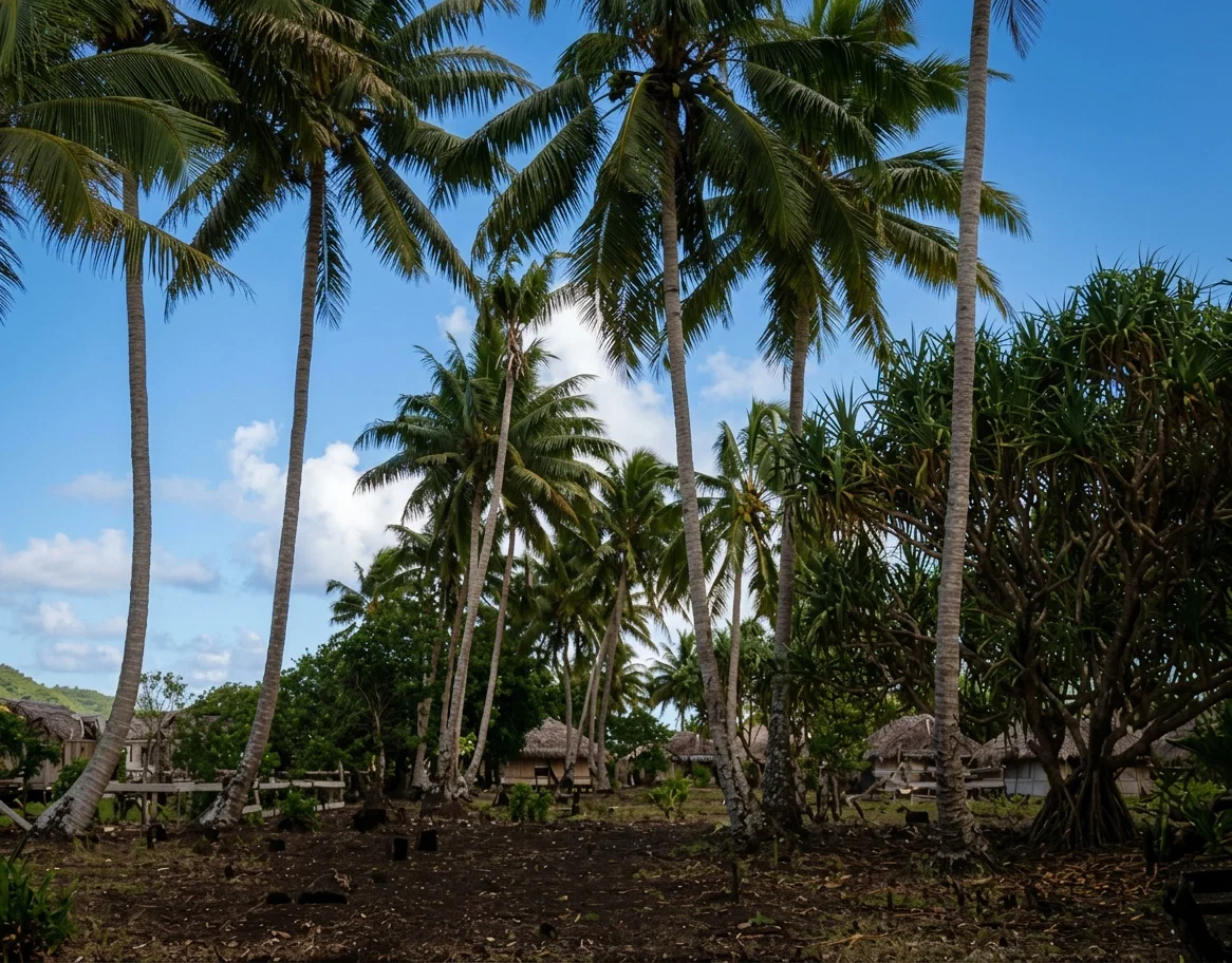 SCENE IN THE TUAMOTU ISLANDS