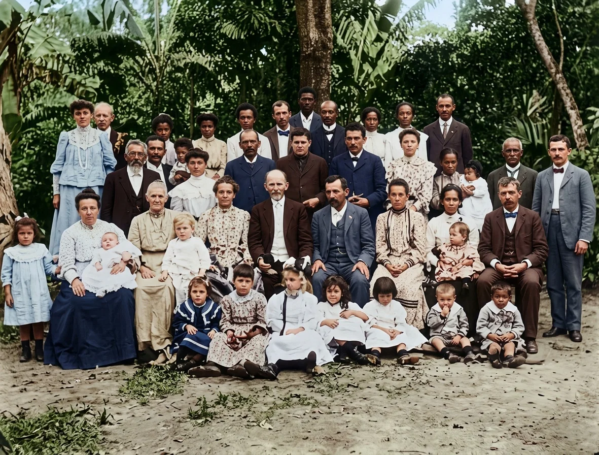 CHURCH GROUP IN RIO DE JANEIRO, BRAZIL