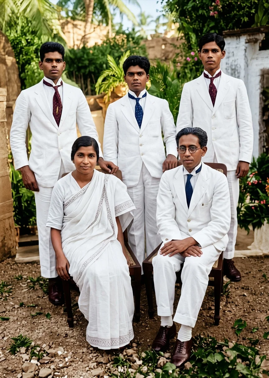 A group of graduates of the South India Training School