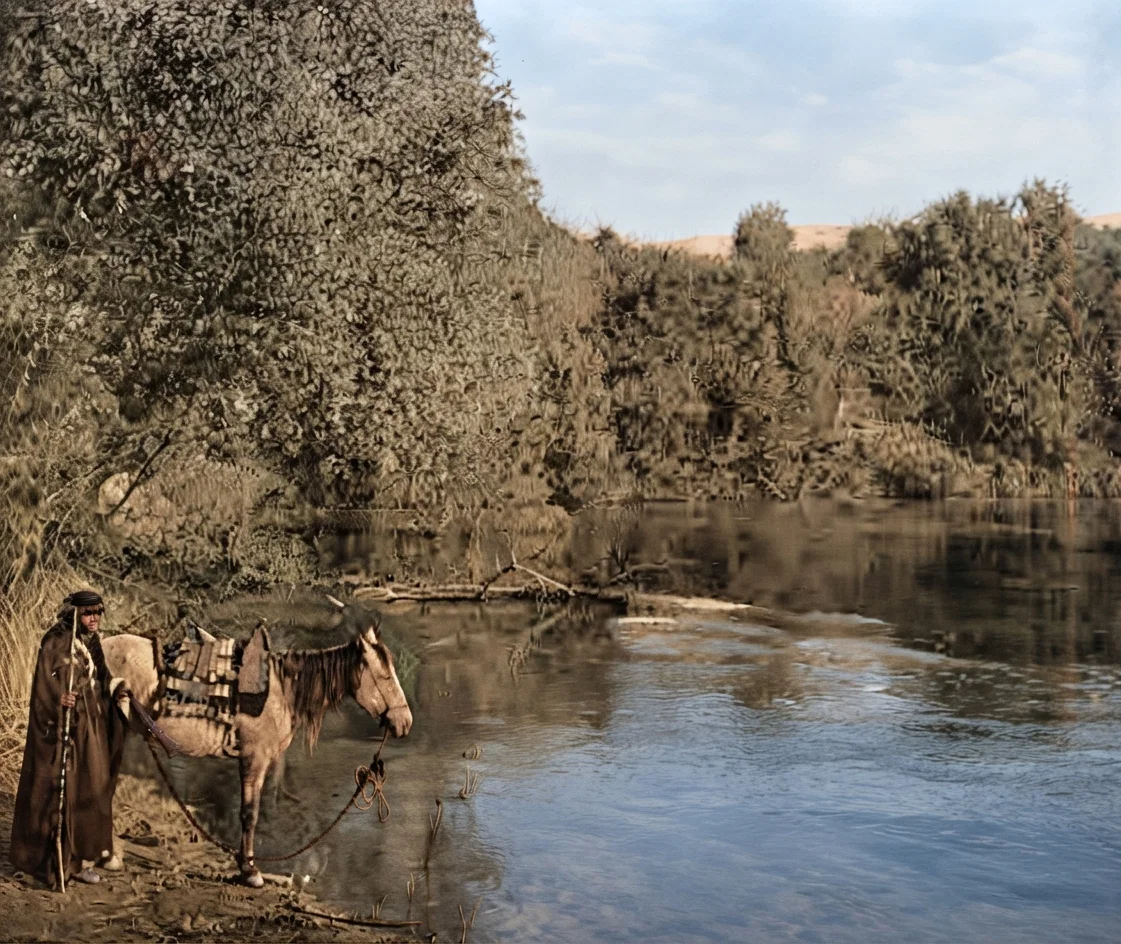 A Son of Ishmael by the River Jordan.