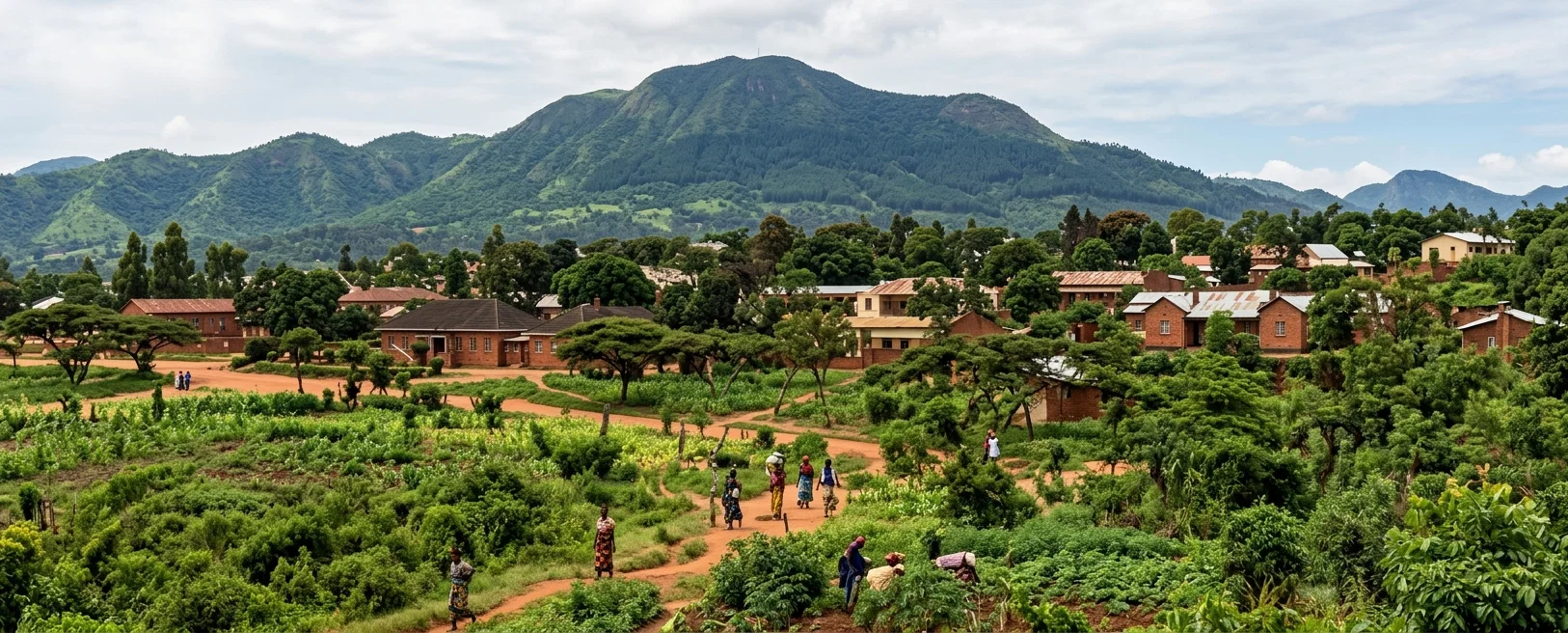 A VIEW OF BLANTYRE, NYASSALAND