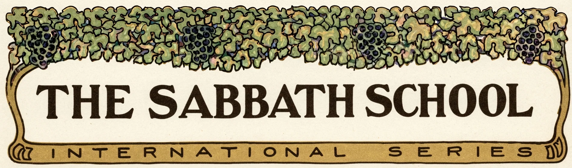 THE SABBATH SCHOOL INTERNATIONAL SERIES